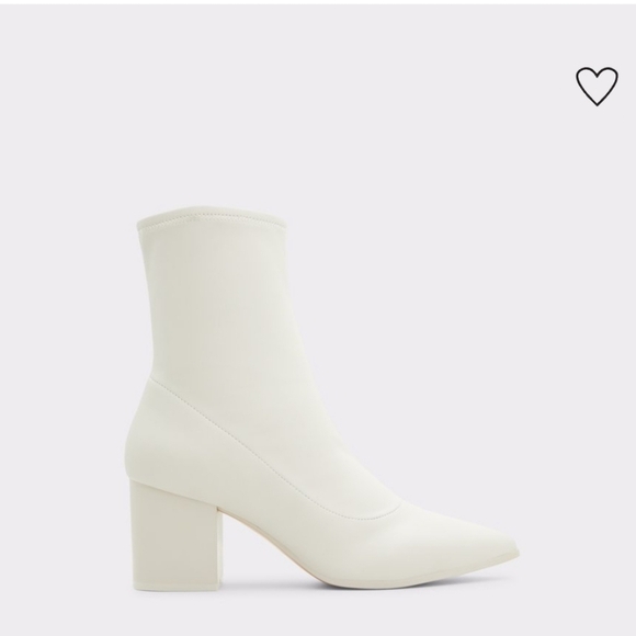 Aldo Shoes - Aldo Priella Ankle boot Chunky Healed Boot In Color Bone Pointed Toe  US 9